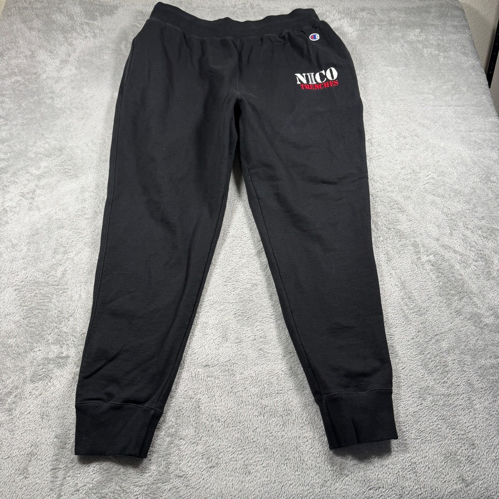 Champion Reverse Weave Sweatpants Mens 2XL Black Nico Trenches Football